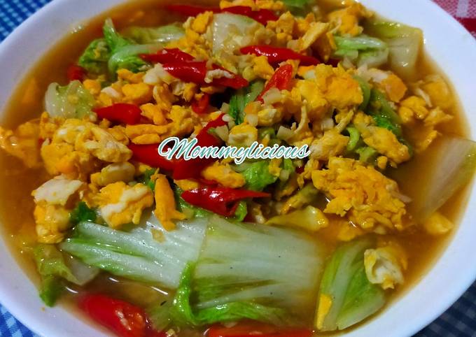 Resep Sawi Putih Jumpa Telur Mommylicious Oleh Elisabeth Bridasari W