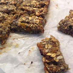 A picture of Date/Oat Bars.