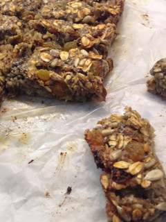 A picture of Date/Oat Bars.