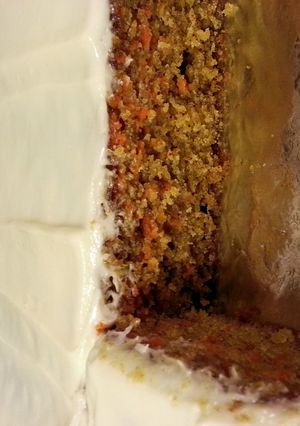 A picture of ryan's best carrot cake.