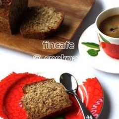 A picture of Macrobiotic Banana Pound Cake With Rice Flour & Tofu.