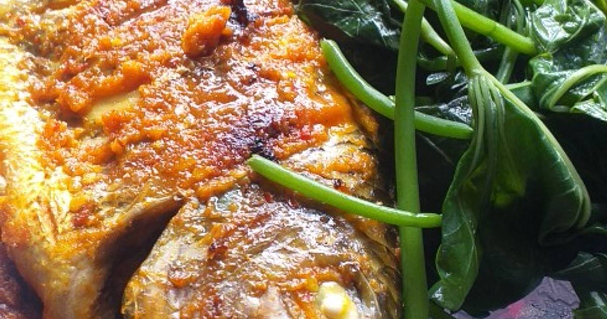 Resep Ikan Bakar Nila Bumbu Kuning ala Padang oleh Selvi