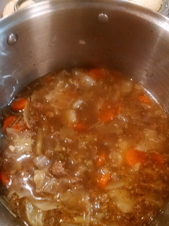 A picture of Vegetable/Cabbage Soup.