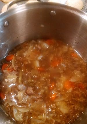 A picture of Vegetable/Cabbage Soup.