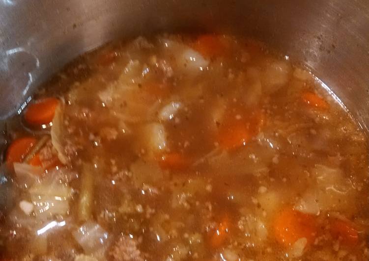 Steps to Make Speedy Vegetable/Cabbage Soup