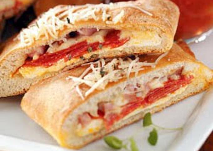 Ham and Cheese Calzones