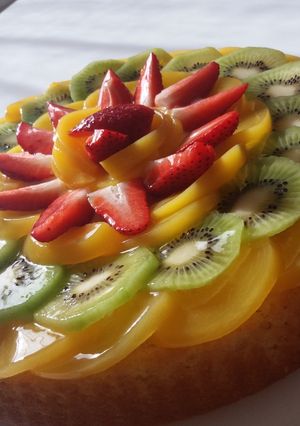 Foto di Crostata morbida con crema namelaka