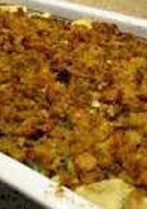 A picture of Laura's chicken casserole.