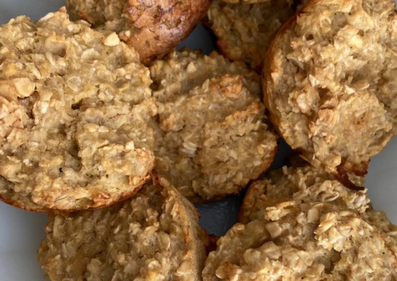 Muffins de manzana saludable proteico!