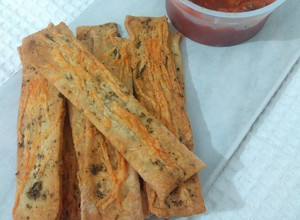 Una foto de Talitas crunch de orégano y queso