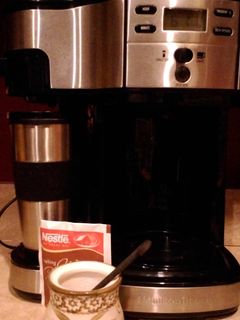 A picture of Diet mocha coffee.