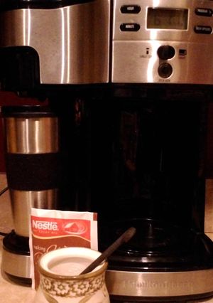 A picture of Diet mocha coffee.