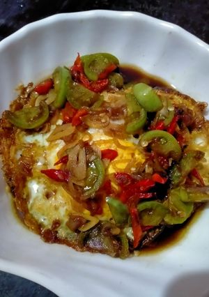 Foto resep Ceplok Telur masak kecap