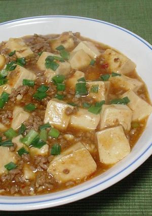 A picture of My Mapo Tofu.