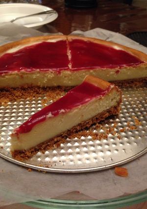 A picture of Cheerio, Granola Crust Cheesecake.