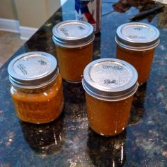 A picture of Kurt's Hot Sauce Batch #1 of 2014.