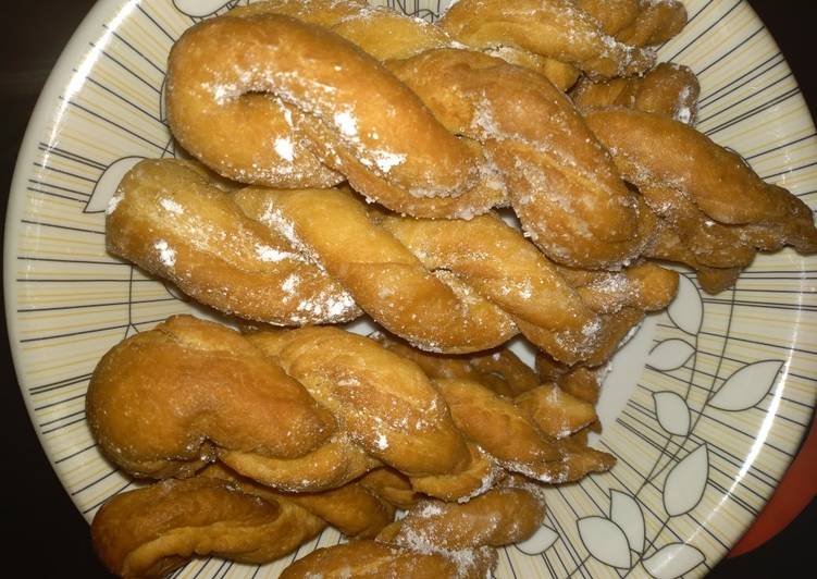 Easiest Way to Make Appetizing Twisted Donuts Cooking Basics for Beginners
