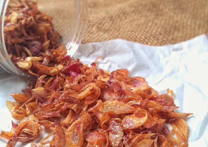 Resep Bawang Goreng Renyah Oleh Nanan Wahyuni Cookpad