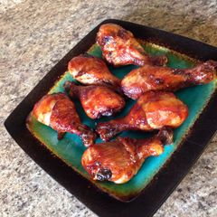 A picture of Date Syrup BBQ Chicken.