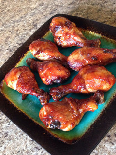 A picture of Date Syrup BBQ Chicken.