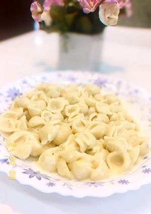 صورة لوصفة White pasta🤍 المعكرونة البيضاء