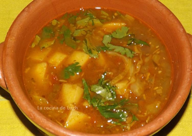 Sopa De Lentejas Cocina India Receta De Lugh Landrus Cookpad