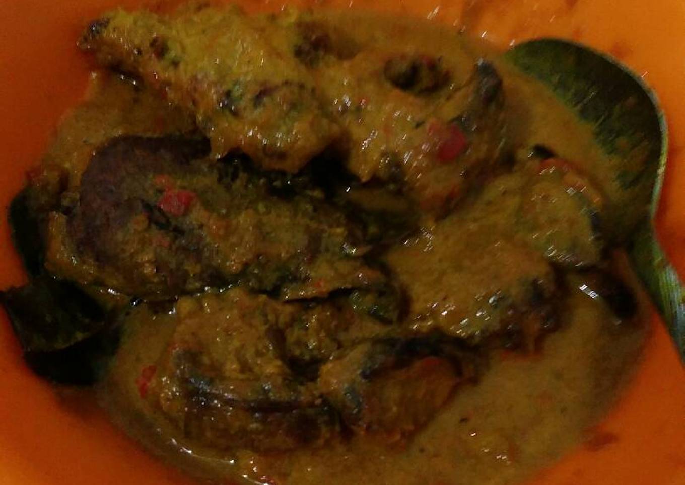 Rendang ati ayam