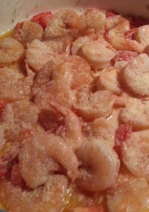 A picture of Shrimp scampi.