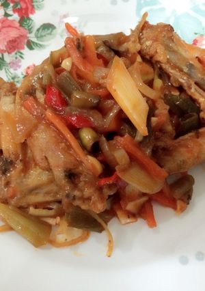 Foto resep Sayap ayam asam manis