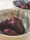 Simmered Purple Runner Beans in a Pressure Cooker