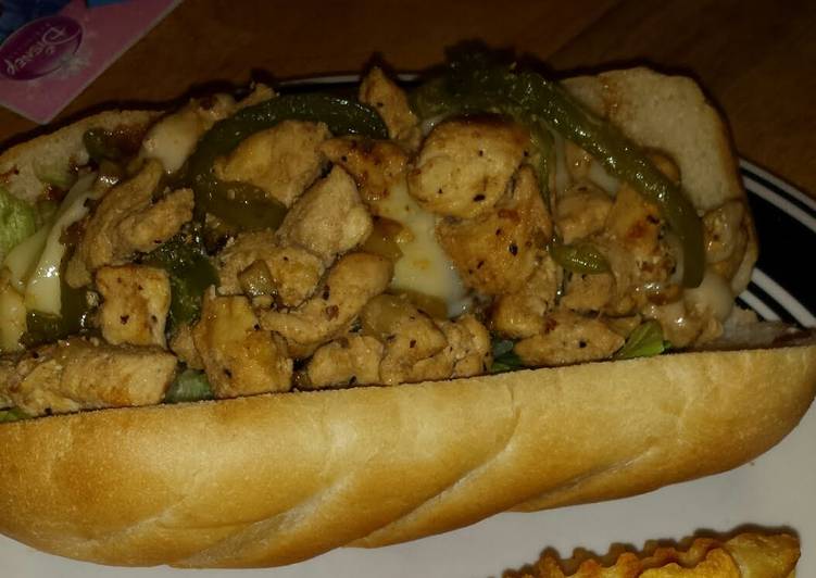 Recipe of Perfect Chicken philly cheese steak