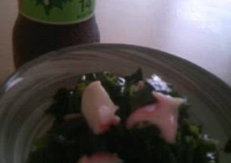 Recipe of Quick Refreshing Octopus and Wakame Salad