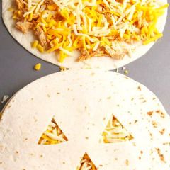 Halloween Lantern Quesadillas A picture of Halloween Lantern Quesadillas.