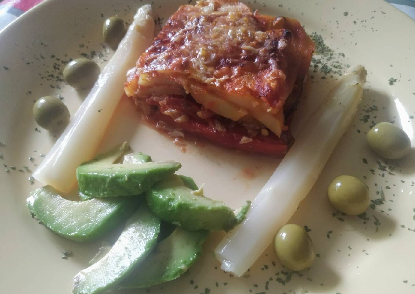 Pastel de berenjena