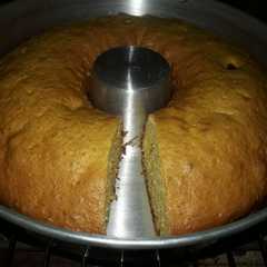 Una foto de Budín con miel y pasas