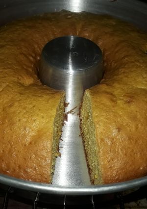 Una foto de Budín con miel y pasas