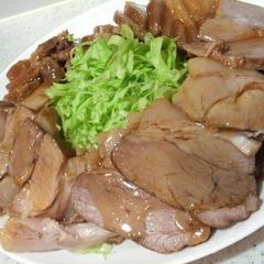 A picture of Easy Pork Char Siu from a Ramen Noodle Bar.
