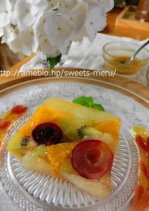 A picture of Dazzling Fruit-filled Terrine.