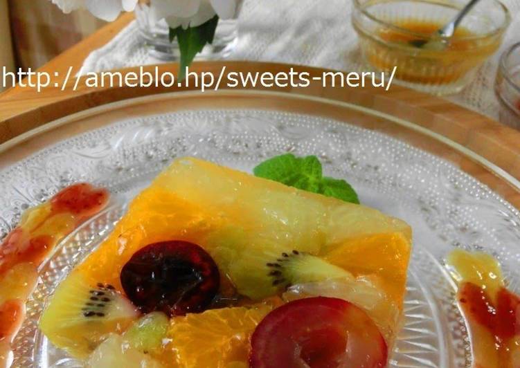 Steps to Make Perfect Dazzling Fruit-filled Terrine