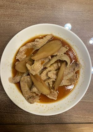 麻油松阪豬 的食譜成品照片