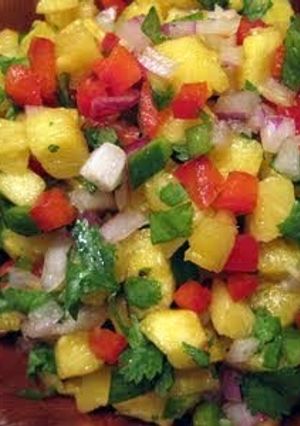 A picture of Yummy Pineapple Salsa.