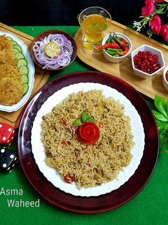 A picture of Vegetable pulao.