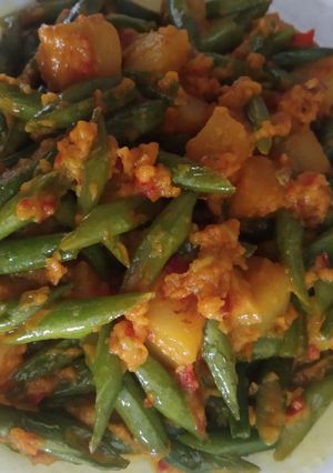 Foto resep Tumis buncis mirip begana tapi bukan begana