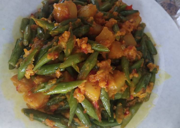 Tumis buncis mirip begana tapi bukan begana