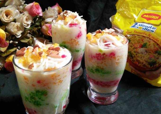 Recipe of Quick Maggi Rainbow Faluda