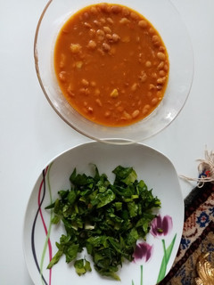 عکسی از دستور خوراک لوبیا چیتی