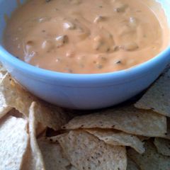 A picture of 2smile spicy queso dip.