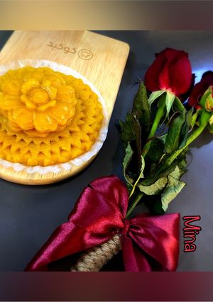 عکسی از دستور حلوا بدون درست کردن شهد
