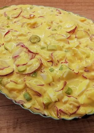 Tojásos reteksaláta recept fotója