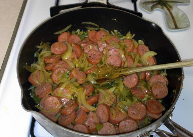 How to Make Homemade Quick Kielbasa &amp; Onions